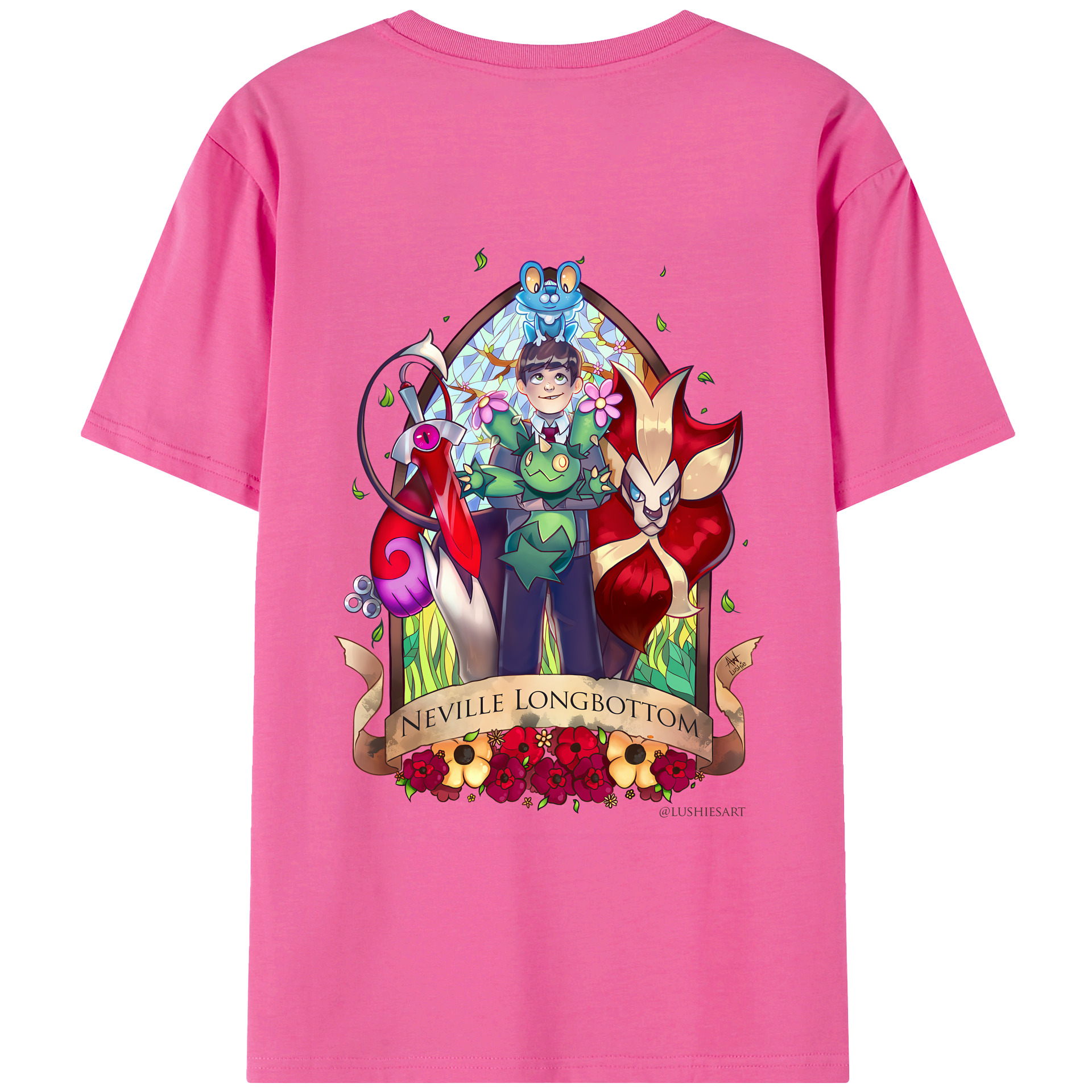 （画像用） Harry Potter ハリー・ポッターシリーズ レディース半袖Tシャツ(バックプリント)